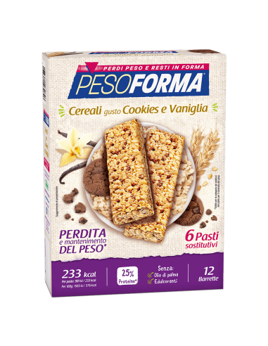 Barrette Cereali Cookies 6Pasti